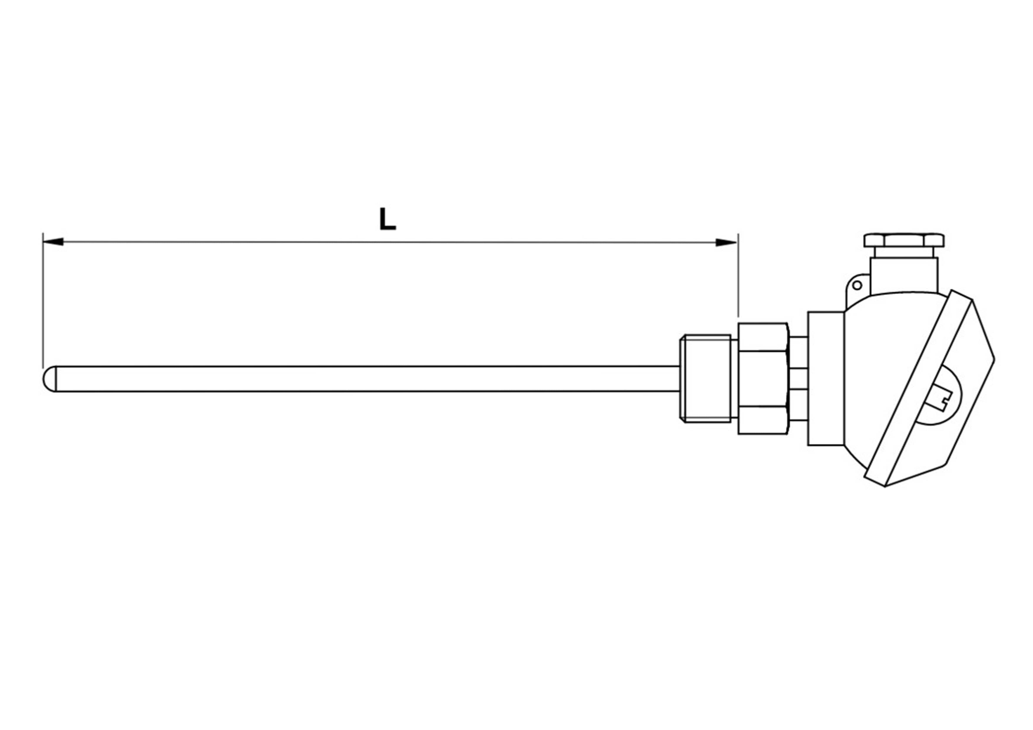 Plan de la sonde E5 E6 Tête Miniature